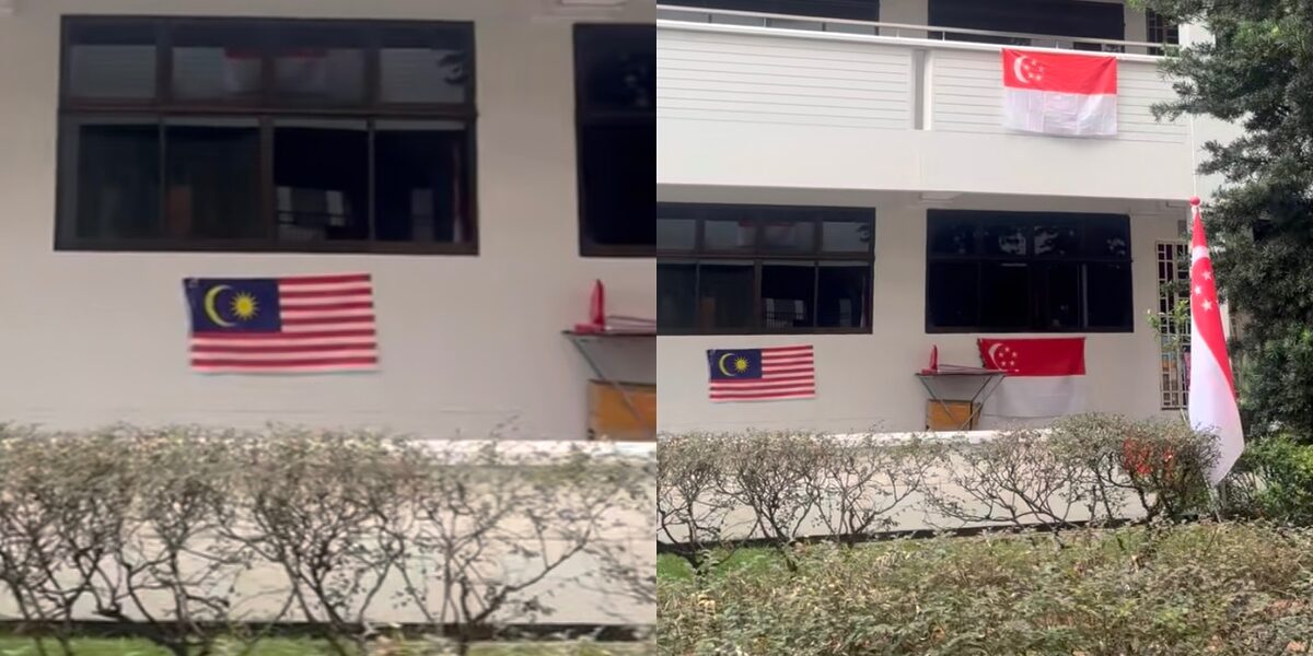 Viral Bendera Malaysia Ditempel di Rusun Singapura, Netizen Tersulut