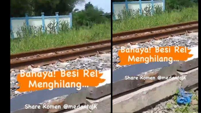 Viral Besi Penyangga Rel Kereta Api Hilang Dicuri PT KAI Buka Suara Sebut Pengepul Melarikan Diri