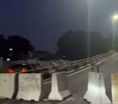 Viral Beton Pembatas di Flyover Kemayoran, Polisi Sebut untuk Cegah Perang Petasan