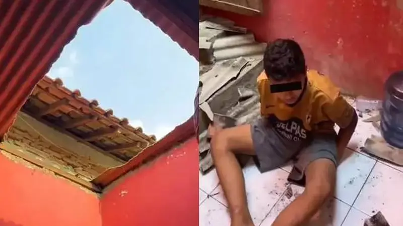 Viral Bocah di Depok Kejar Layangan Putus Sampai Hancurkan Atap Rumah Warga