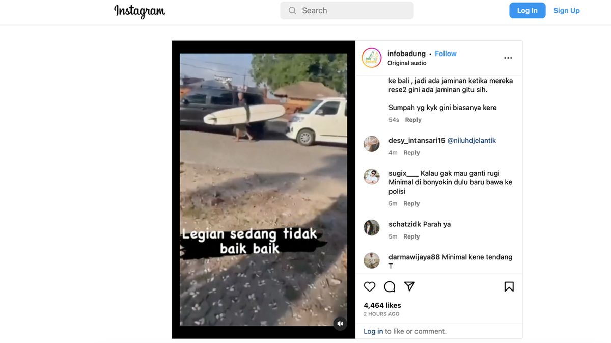 Viral Bule di Bali Bikin Emosi, Diduga Sengaja Gores Mobil Warlock