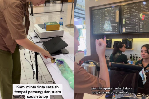 Viral Cewek Bule Pamer Jari Bertinta untuk Berburu Diskon