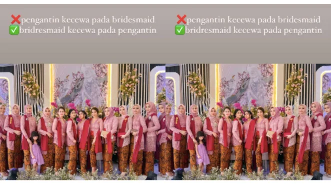 Viral Curhatan Bridesmaid yang Kecewa sama Pengantin: Jahit Baju Rp2 Juta Masih Minta Amplop