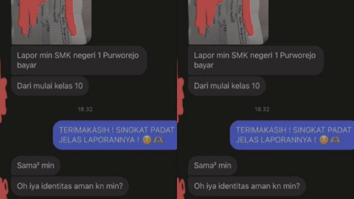 Viral Dugaan Pungutan Dana Hibah di SMKN 1 Purworejo Senilai Rp 2,4 juta