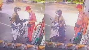 Viral Emak emak Pengendara Motor BeAT Diduga Kabur Setelah Mengisi Bensin di SPBU Cimahi