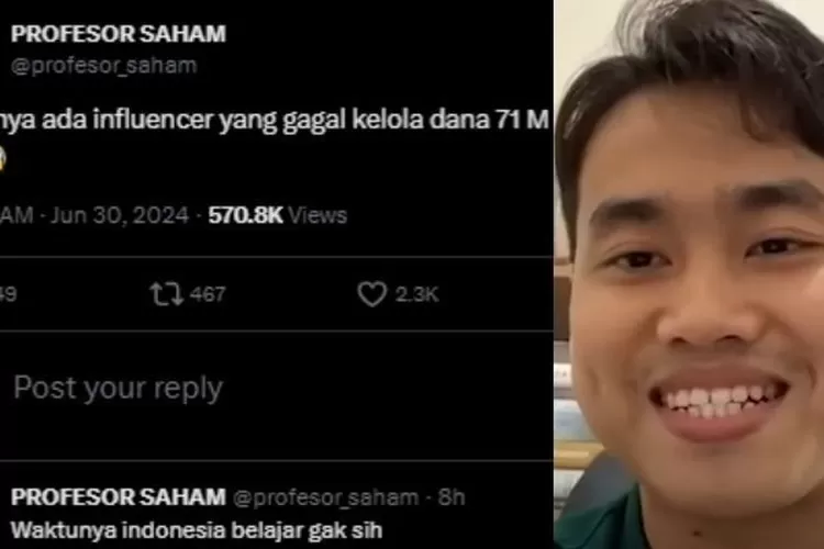 Viral Influencer Saham Gagal Kelola Dana Rp 71 M, BEI Buka Suara