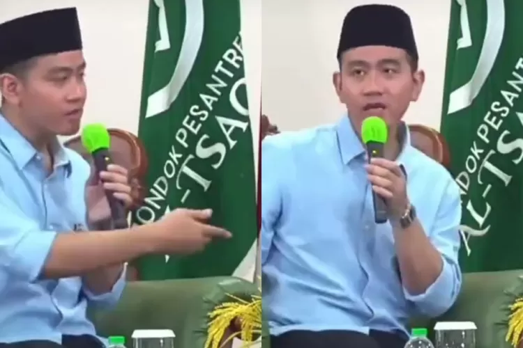 Viral Jawaban Ngelantur Gibran Rakabuming saat Ditanya Santri Tips Sukses: Belajar dan Nurut Sama Kyai