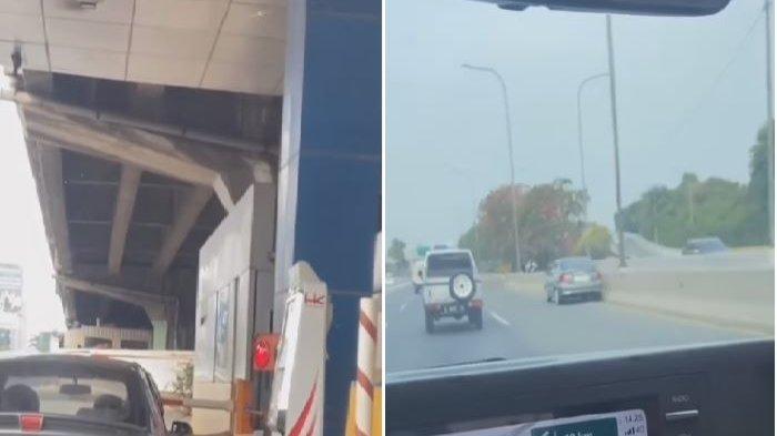 Viral Kakek Nyetir Mobil Di Tol Serempet Pembatas Jalan Berkali Kali, Ditolongin Pengendara Lain