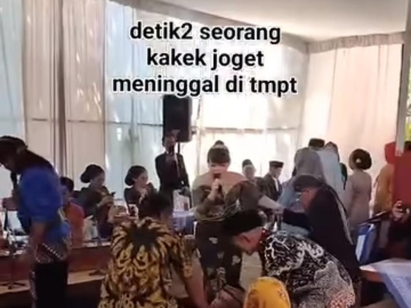 Viral Kakek Wonogiri Kolaps Meninggal Saat Joget di Hajatan Warga