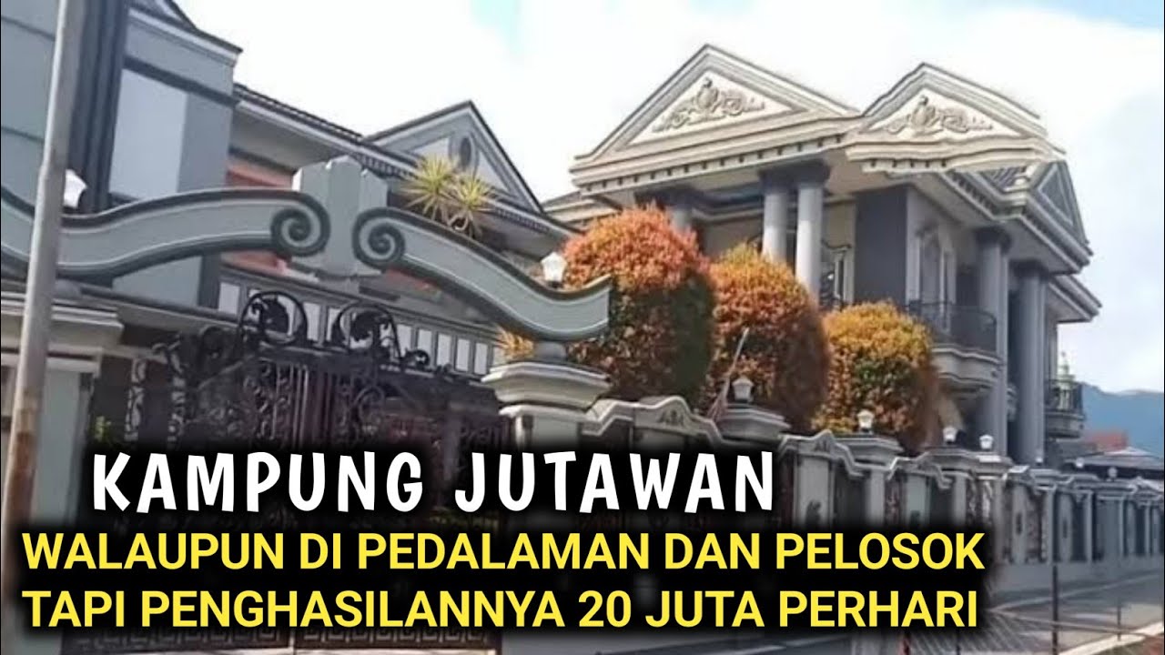 Viral Kampung Jutawan di Bandung Barat, Terpencil Tapi Warganya Kaya, Bangun Masjid Rp 3,6 Miliar