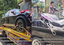 Viral Lamaran Cowok Bawa Mobil Honda HRV dan Motor PCX hingga Kerbau Besar