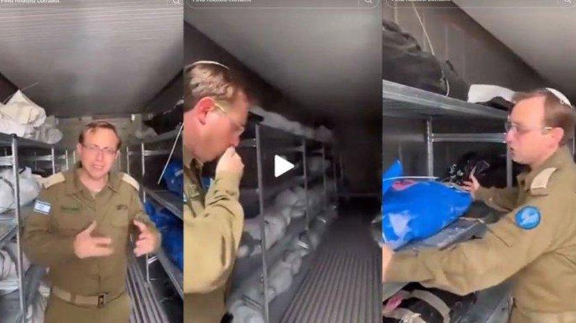 Viral Mayat Tentara Israel Berbau Busuk Padahal Baru Sehari Tewas dan Sudah Dimasukkan ke Lemari Pendingin