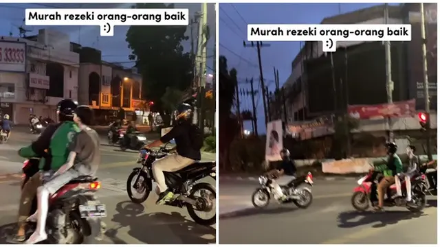 Viral Momen Manusia Silver Minta Diantar Pulang Ojol, Interaksi Keduanya Bikin Haru