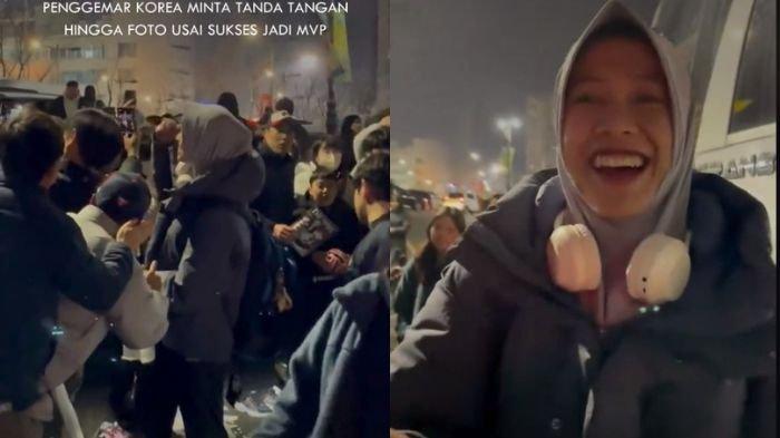 Viral Momen Megawati Dikerumuni Fans di Korea Bak Idol KPop Setelah Jadi MVP, Ada dari Thailand