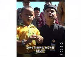 Viral Nyanyi Joko Tingkir Ngombe Dawet Bocah Ini Bikin Ngakak Ganjar