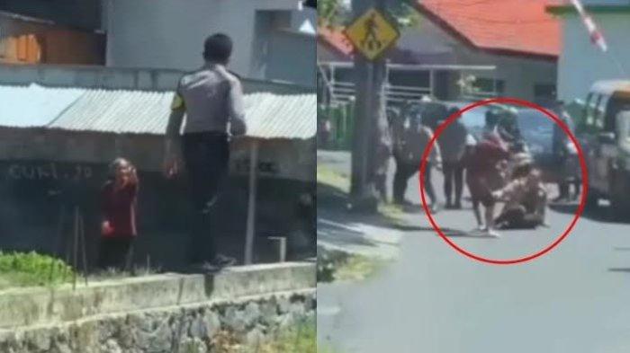 Viral ODGJ Serang Polisi di Manado Satu Orang Luka di Kepala