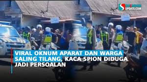 Viral Oknum Aparat dan Warga Saling Tilang, Kaca Spion Diduga Jadi Persoalan