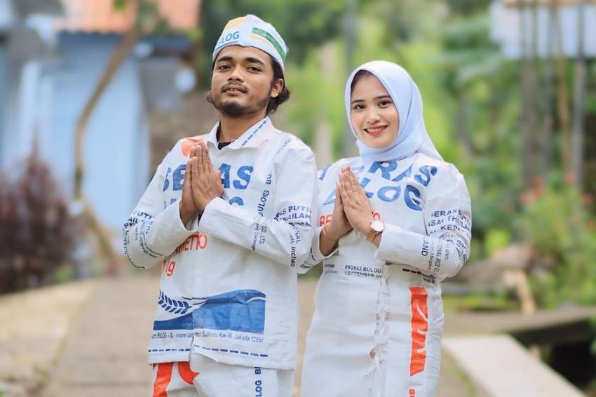 Viral Outfit dari Karung Beras Bulog untuk Sambut Ramadhan, Cocok Buat Bukber 