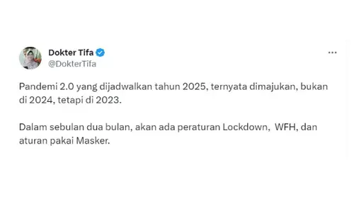 Viral Pandemi 2 Disebut Bakal Terjadi di 2023 IDI Buka Suara