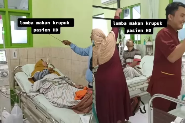 Viral Pasien RS Lomba Makan Kerupuk Sambil Berbaring Tuai Pro Kontra Netizen