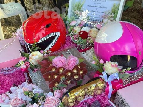 Viral Pengantin Pria Dandani Ayah Mertua Jadi Power Rangers di Pernikahan