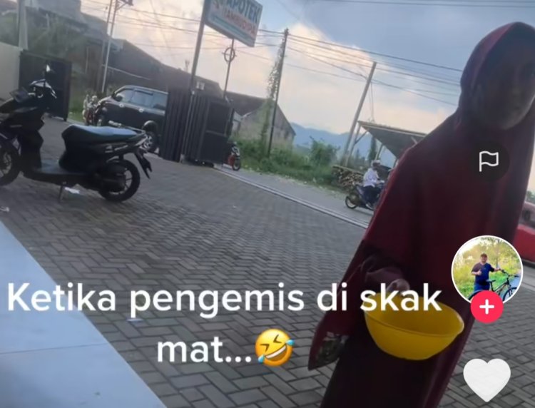 Viral Pengemis Meminta minta Diskakmat Orang yang Melihatnya Turun dari Mobil