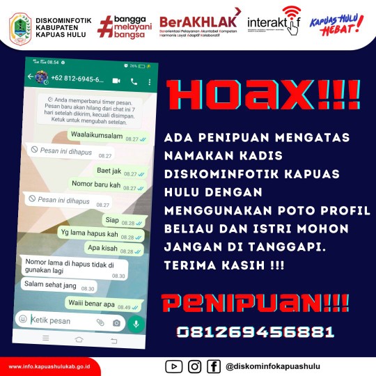 Viral Penipuan CS Palsu di WhatsApp Tapi Tulisannya Banyak Typo