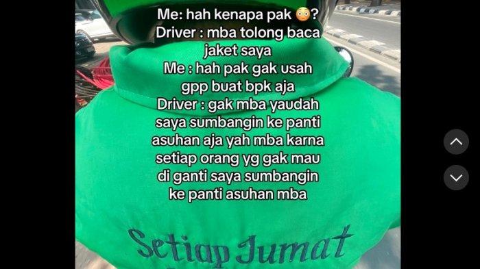 Viral Penumpang Menangis Sepanjang Jalan Tersentuh Driver Ojol Gratiskan Ongkos Setiap Jumat