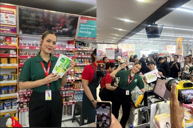 Viral Penyanyi Raisa Jadi Kasir Minimarket, Cita Cita dari Kecil Akhirnya Terwujud