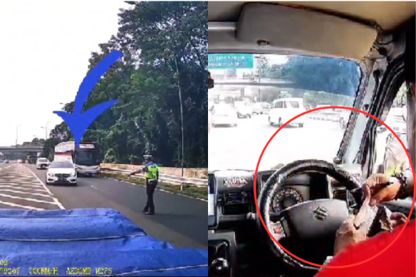 Viral Polisi Pungli Modus Tilang di Tol Halim Jakarta