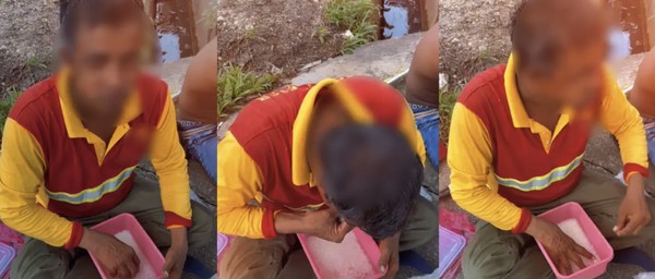 Viral Pria Ini Rela Makan Nasi dengan Kuah Air Putih demi Menghemat Uang untuk Keluarga