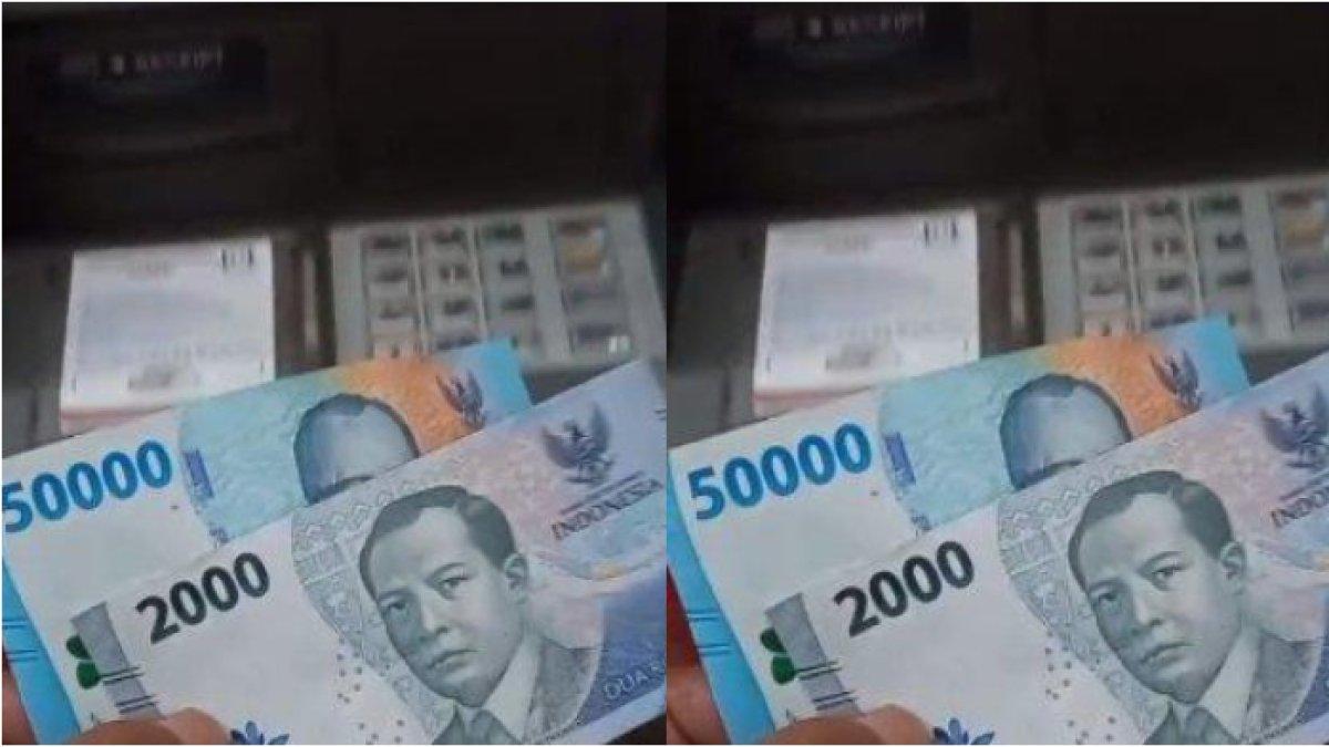 Viral Pria di Yogyakarta Ngaku Dapat Uang Rp2 ribu Saat Tarik Pecahan Rp50 ribu di ATM