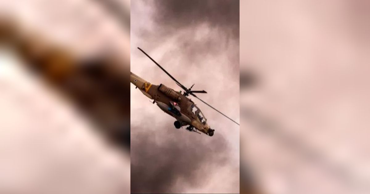 Viral Rekaman Helikopter Apache Israel Serang Warga Sendiri di Festival Musik