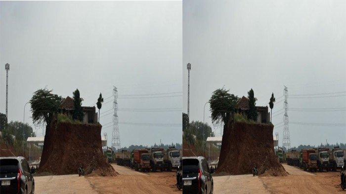 Viral Rumah Berdiri di Tengah Proyek Tol Cijago Kini Sudah Dibongkar