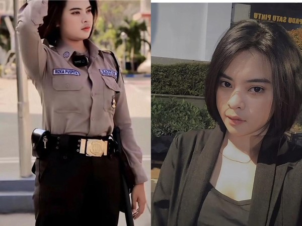 Viral Satpam Cantik di Surabaya Bikin Gagal Fokus