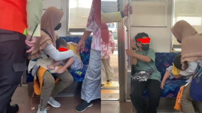 Viral Seorang Ibu Diturunkan dari KRL karena Anaknya Rewel di Dalam Kereta, Petugas Beri Penjelasan