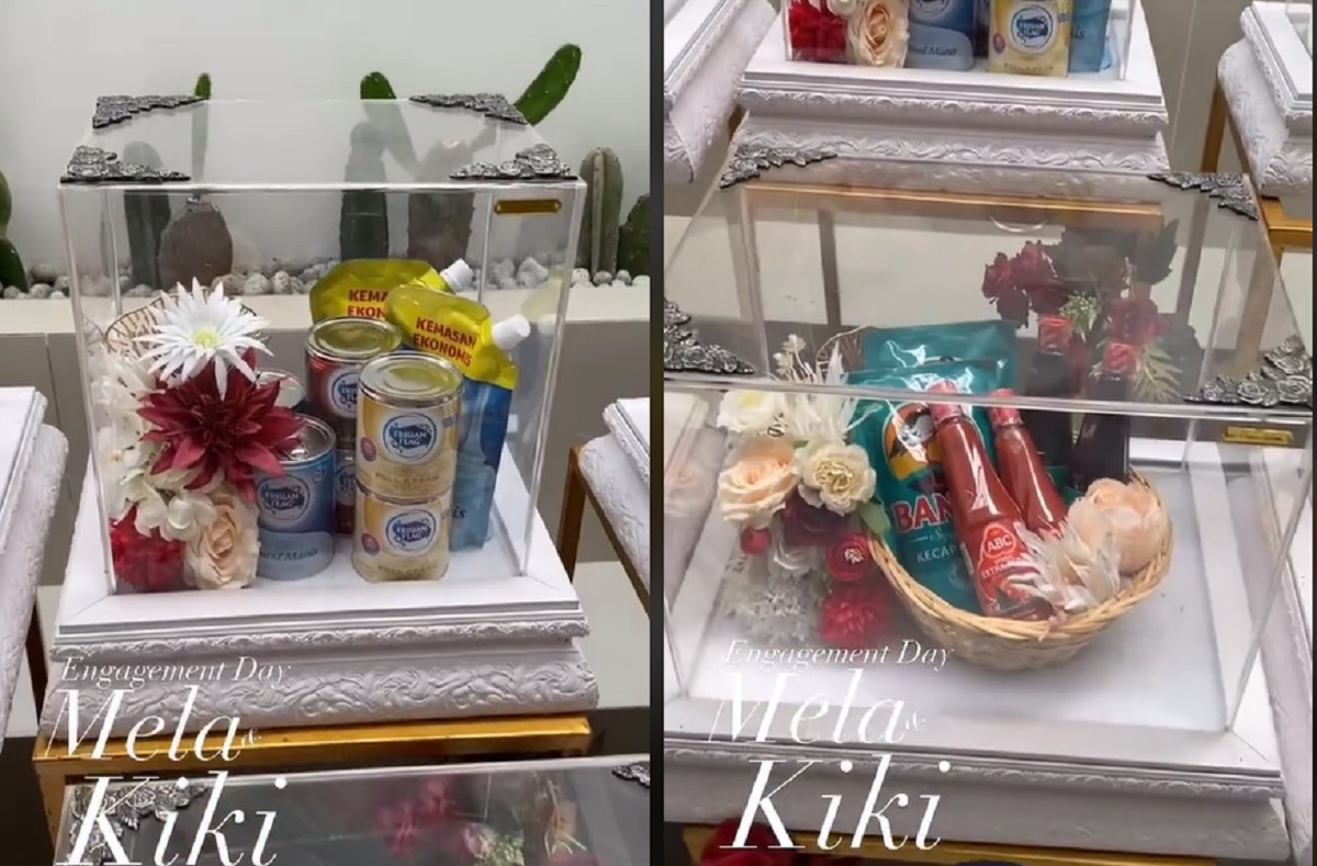 Viral Seserahan Pernikahan Isi Sembako, Anti Mainstream