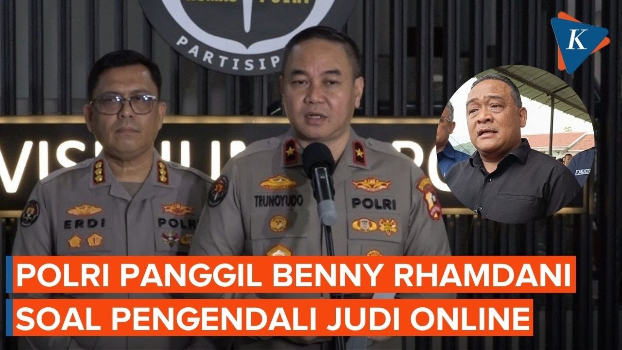 Viral Sosok T Jadi Dalang Judi Online di Indonesia, Mabes Polri Minta Benny Rhamdani Jujur Bongkar Semuanya Senin Pekan Depan