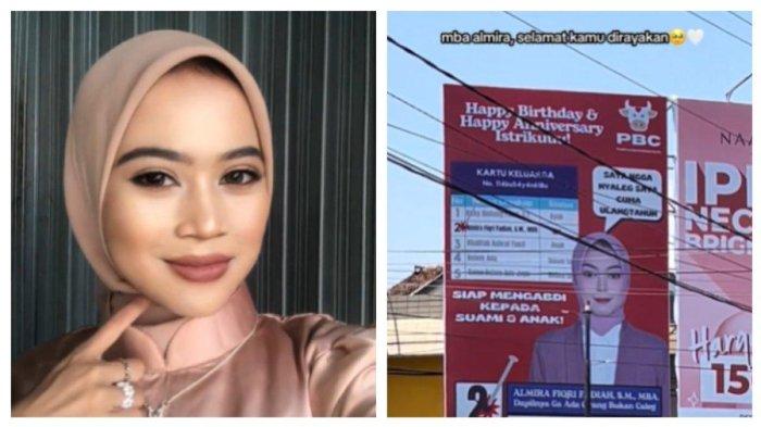 Viral Suami Pasang Billboard untuk Istri yang Ultah, Dikira Kampanye Caleg