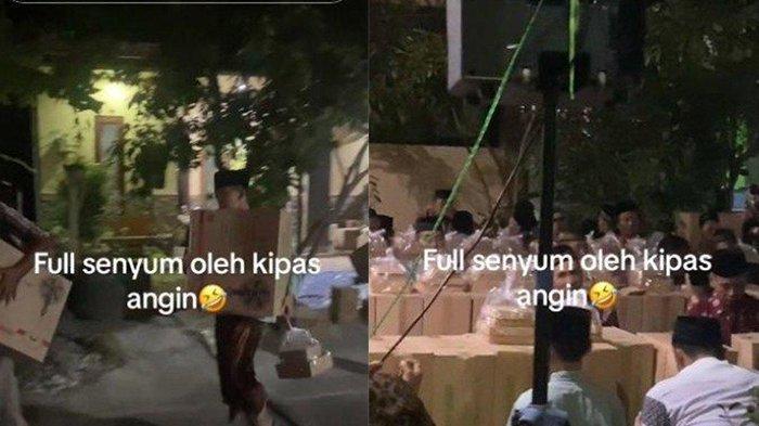 Viral Syukuran Sultan Jamaah Dapat Bingkisan Kipas Angin