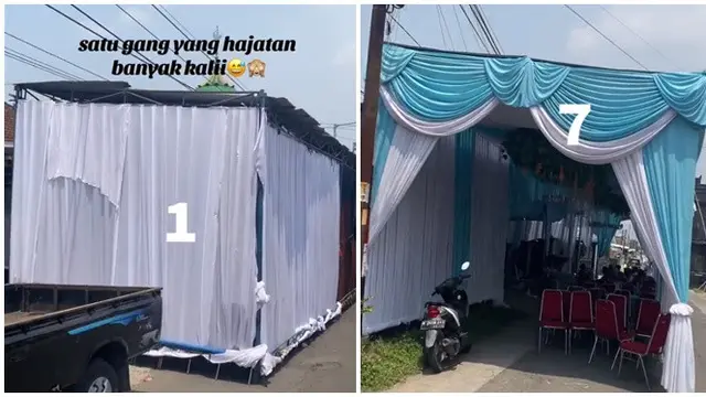 Viral Tujuh Acara Hajatan Digelar Bersamaan di Satu Gang, Tetangga Sibuk Seharian