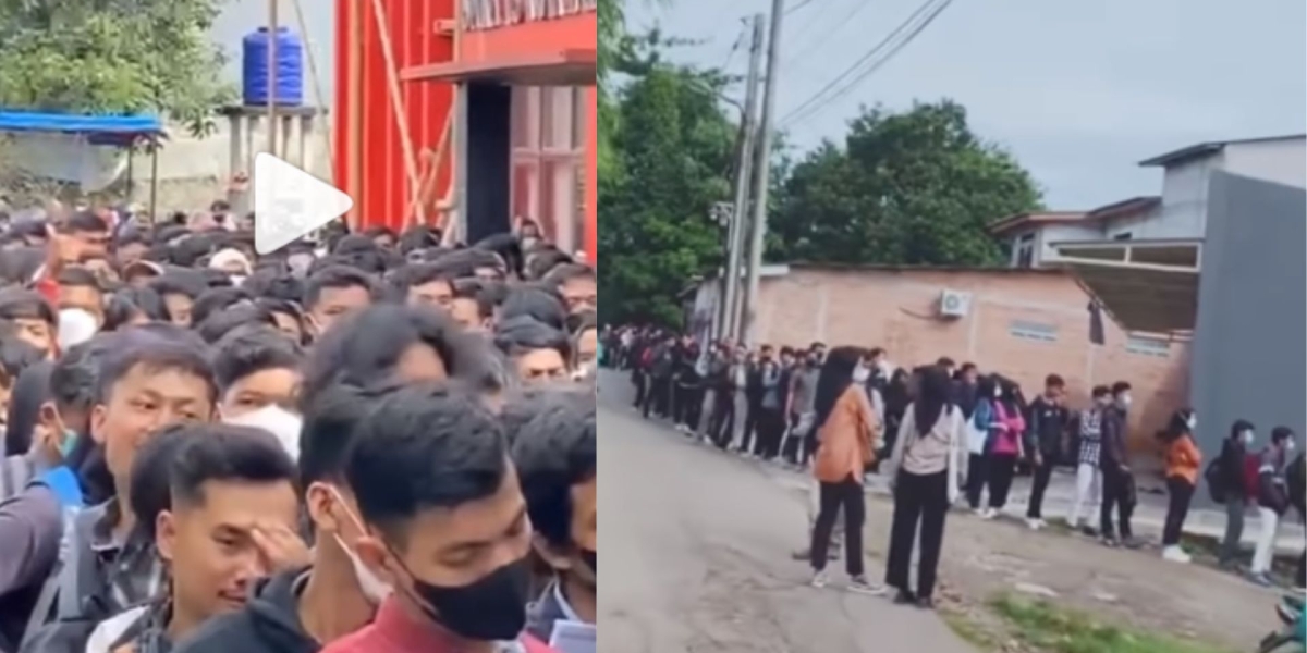 Viral Video Antrean Panjang Pelamar Kerja di Kota Bandung Disnaker Jelaskan yang Terjadi