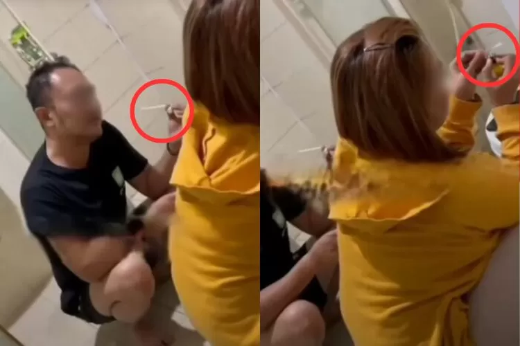 Viral Video Diduga ASN Kemenkumham Terciduk Nyabu Bareng Wanita di Toilet