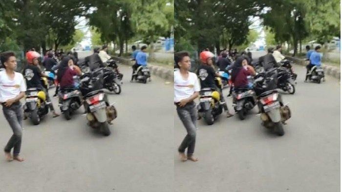 Viral Video Geng Motor Serang Rumah Polisi di Bulukumba Sambil Lempar Batu, Tak Terima Ditegur