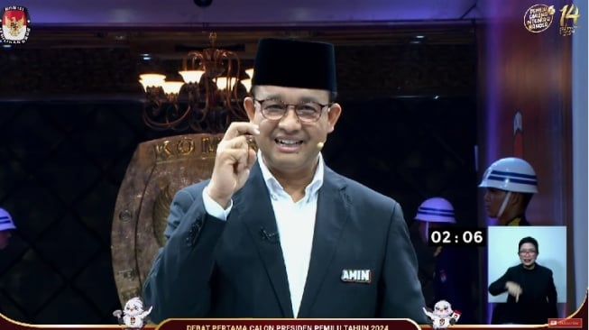 Viral Video Lawas Anies Cecar Pasangan Prabowo di Debat Pilpres, Megawati Senyum senyum