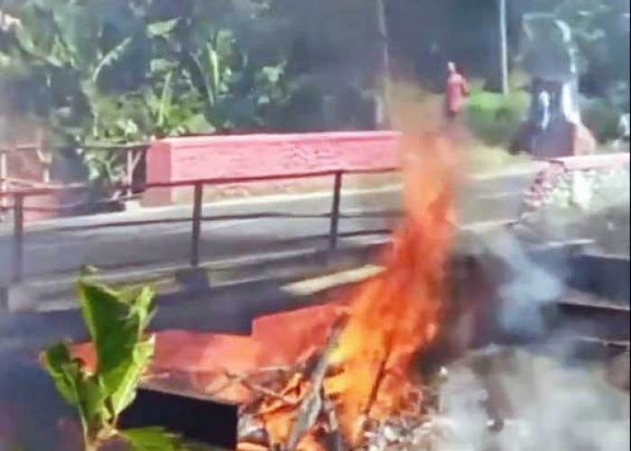 Viral Video Sampah Dibakar di Bawah Jembatan Dekat Gembira Loka