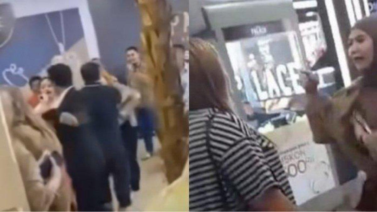 Viral Wanita Pirang vs Berjilbab Cekcok hingga Baku Pukul di Mall Gorontalo