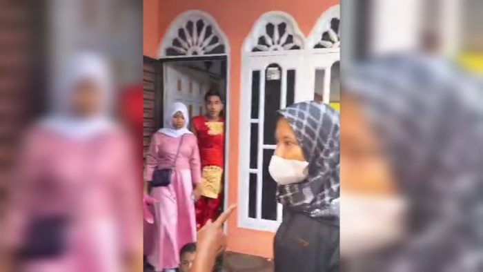 Viral Wanita di Asahan Labrak Pesta Pernikahan Suaminya