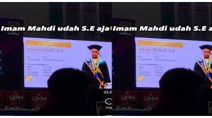 Viral Wisudawan Universitas Muhammadiyah Malang Bernama Imam Mahdi, Warganet: Ternyata Sarjana Ekonomi