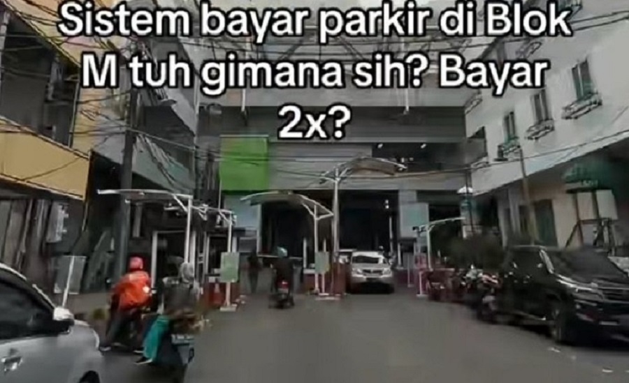 Viral di Medsos Masuk Blok M Square Bayar Parkir 2 Kali